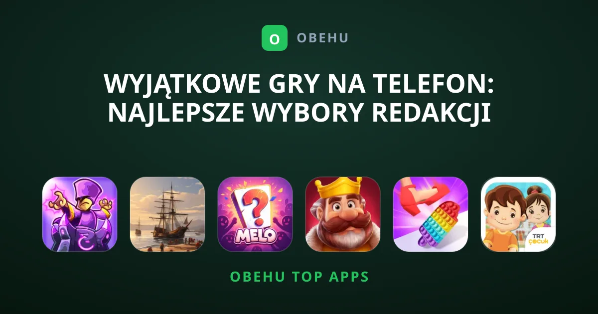 Wyjątkowe Gry na Telefon: Najlepsze Wybory Redakcji